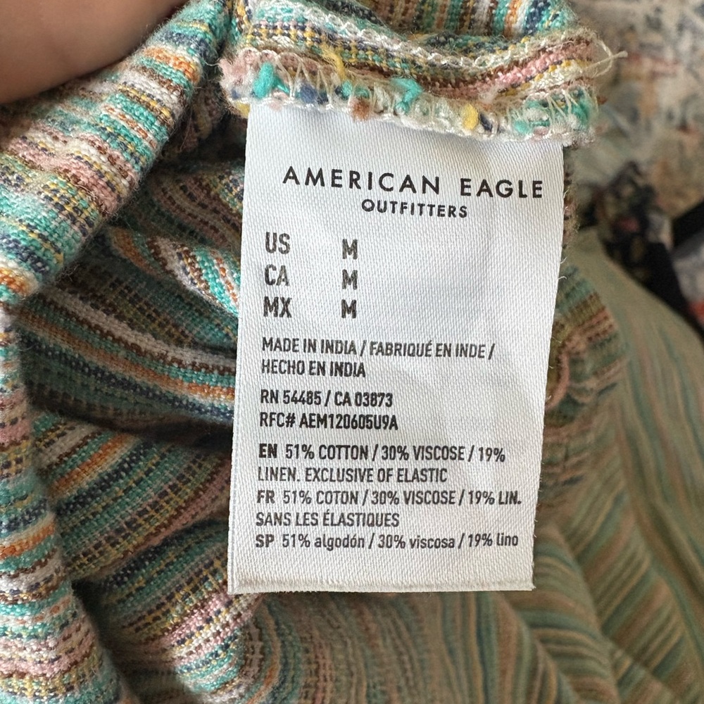 American Eagle - Strapless Striped Maxi Dress - Picture 7 of 8